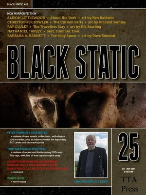 cover image of Black Static #25 Horror Magazine